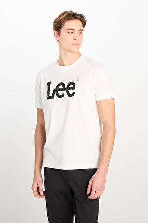 Regular Fit Grafik Baskılı T-shirt White