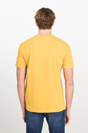 Regular Fit Patch Logo T-shirt Yellow