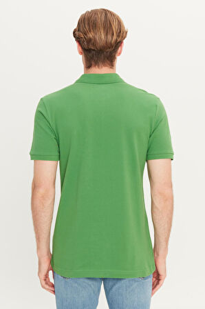 Erkek Regular Fit Polo T-shirt Mint Green