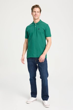 Kısa Kollu Polo T-shirt Green