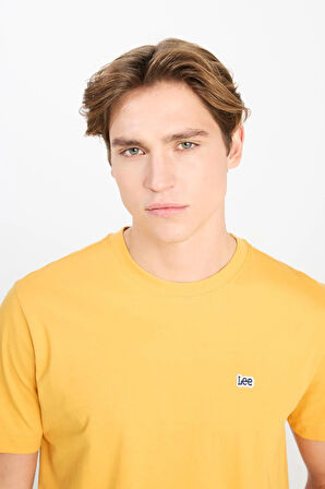 Regular Fit Patch Logo T-shirt Yellow