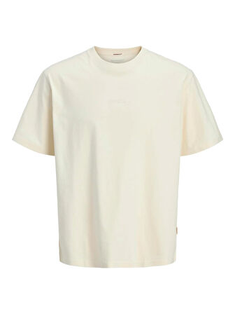JORACAPULCO MINIMAL BRANDING TEE SS CN Antique White