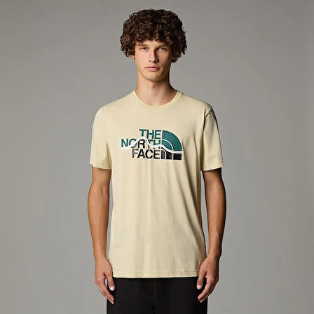 M SS MOUNTAIN LINE TEE GRAVEL