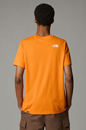 M SS SIMPLE DOME TEE ORANGE
