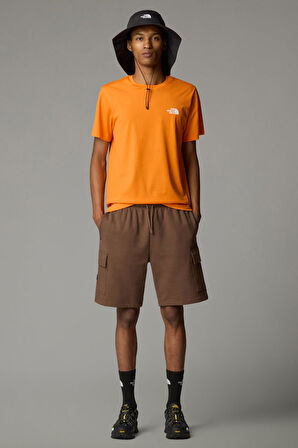 M SS SIMPLE DOME TEE ORANGE