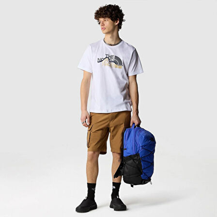 M SS MOUNTAIN LINE TEE White