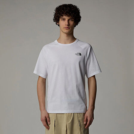 M SS NORTH FACES TEE White