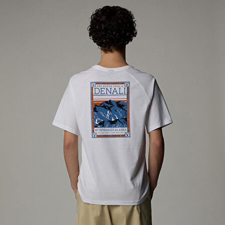 M SS NORTH FACES TEE White