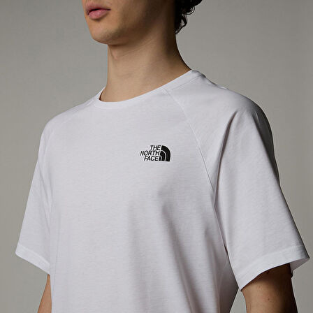 M SS NORTH FACES TEE White