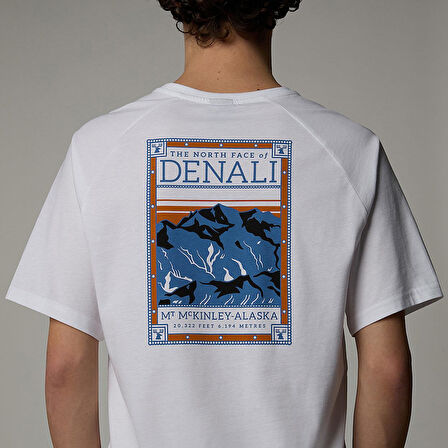 M SS NORTH FACES TEE White