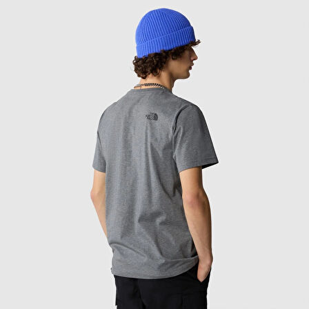 M SS SIMPLE DOME TEE GREY
