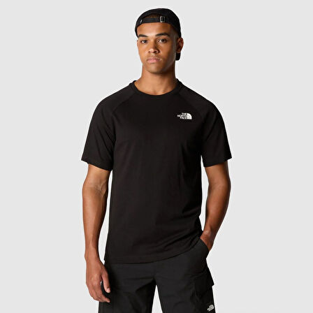 M SS NORTH FACES TEE Black