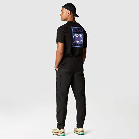 M SS NORTH FACES TEE Black