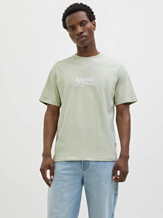 JORALMERIA BRANDING TEE SS CREW NECK Celadon Tint