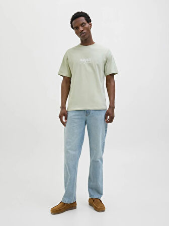 JORALMERIA BRANDING TEE SS CREW NECK Celadon Tint