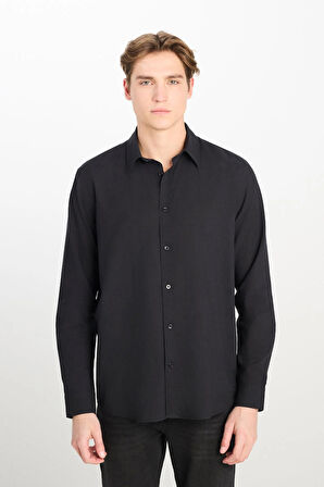 Regular Fit Gömlek Black