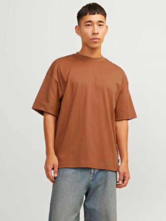 JJEURBAN EDGE TEE SS O-NECK NOOS Bisque