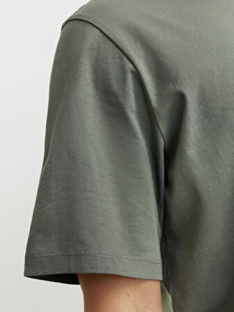 JJEORGANIC BASIC TEE SS O-NECK NOOS GREEN