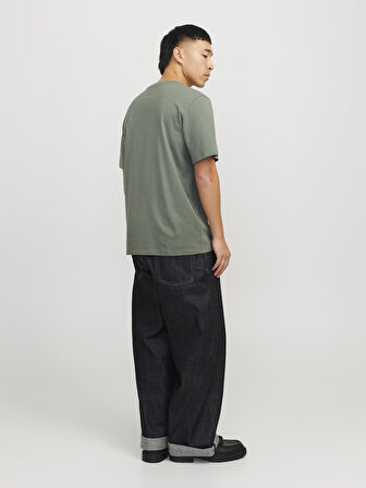 JJEORGANIC BASIC TEE SS O-NECK NOOS GREEN