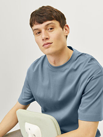 JJEURBAN EDGE TEE SS O-NECK NOOS BLUE