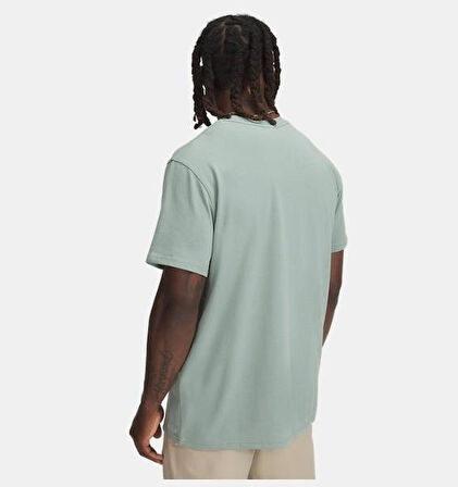 UA M LOGO EMB HEAVYWEIGHT SS Silica Green