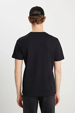 Regular Fit Small Logo T-shirt Black