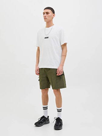 JCOSAGO LOGO SLUB TEE SS CREW NECK LN Bright White