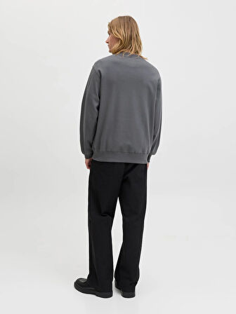 JPRBLACHAD BRANDING SWEAT CREW NECK LN Volcanic Ash