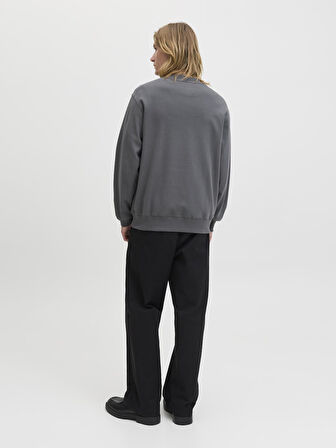 JPRBLACHAD BRANDING SWEAT CREW NECK LN Volcanic Ash