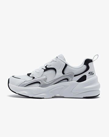 Skechers BOBS BAMİNA 2 - TİDES REVİTALİZED Beyaz/Siyah/Gümüş