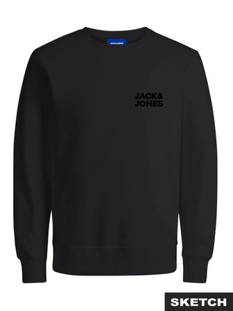 JORLOGO SWEAT CREW NECK TR SS25 Black