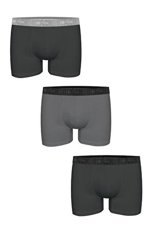 JOHN FRANK ÜÇLÜ BLACK BOXER Multicolor