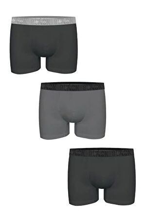 JOHN FRANK ÜÇLÜ BLACK BOXER Multicolor