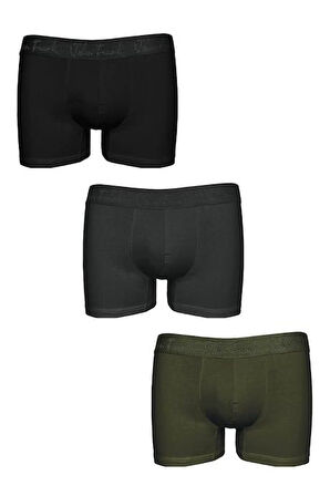 JOHN FRANK ÜÇLÜ MODAL BOXER Multicolor