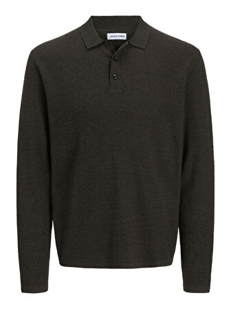 JJEGEORGE KNIT POLO LS SN Delicioso