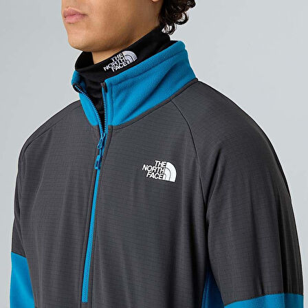 M GLACIER HEAVYWEIGHT 1/2 ZIP BLUE