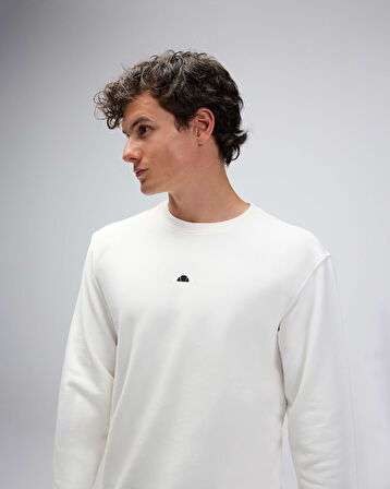 Ellesse Erkek Sweatshirt EM556-OF Off White