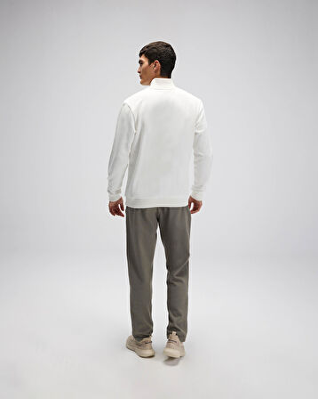 Ellesse Erkek Sweatshirt EM580-OF Off White
