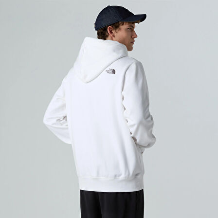 M DREW PEAK REGULAR HOODIE WHITE