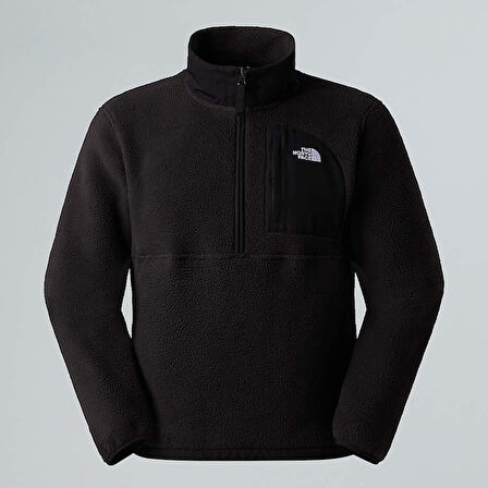 M YUMIORI OFF PEAK 1/2 ZIP JACKET Black