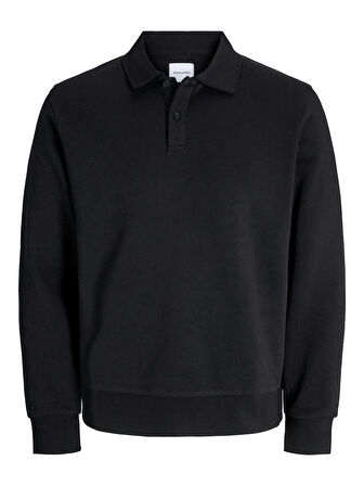 JJEBRADLEY SWEAT POLO NOOS Black