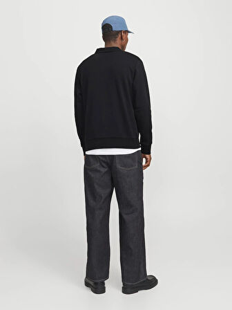 JJEBRADLEY SWEAT POLO NOOS Black