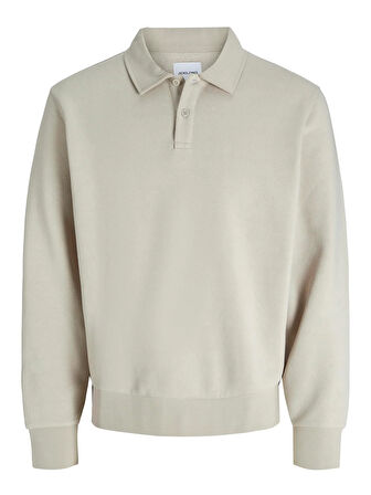 JJEBRADLEY SWEAT POLO NOOS Moonbeam