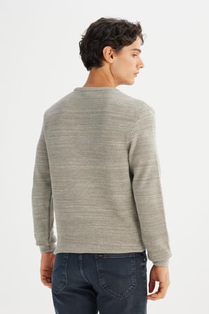Erkek Triko Kazak Beige