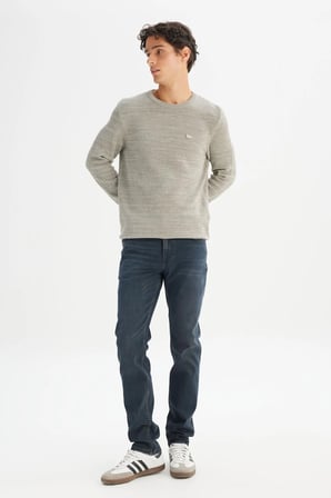 Erkek Triko Kazak Beige
