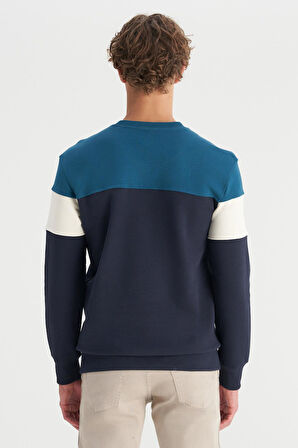 Regular Fit Sweatshirt Petrol