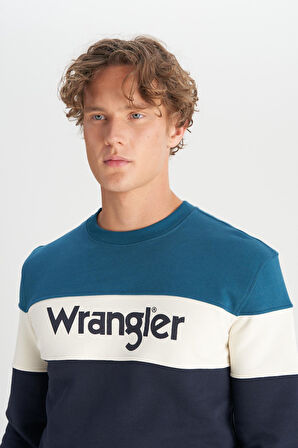 Regular Fit Sweatshirt Petrol