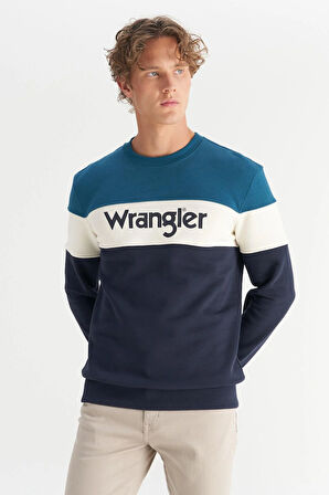 Regular Fit Sweatshirt Petrol