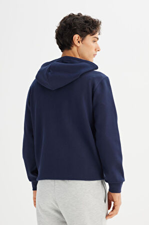 Erkek Pike Interlock Full Zip Sweatshirt DarKNavy