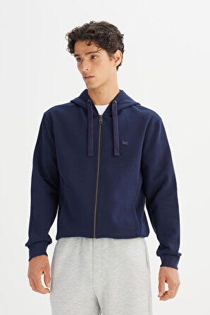 Erkek Pike Interlock Full Zip Sweatshirt DarKNavy